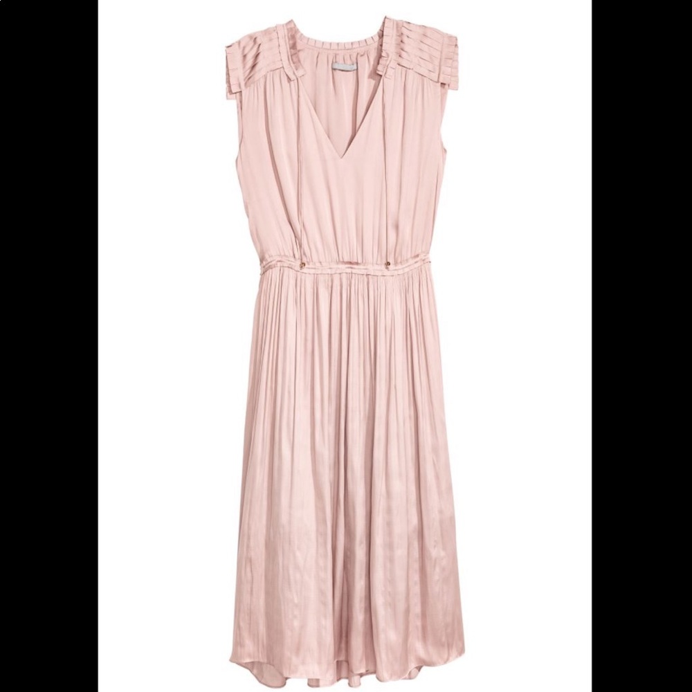 H&M Creped Satin Dress